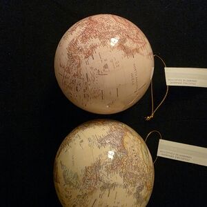 Vintage Style Globe Ornaments